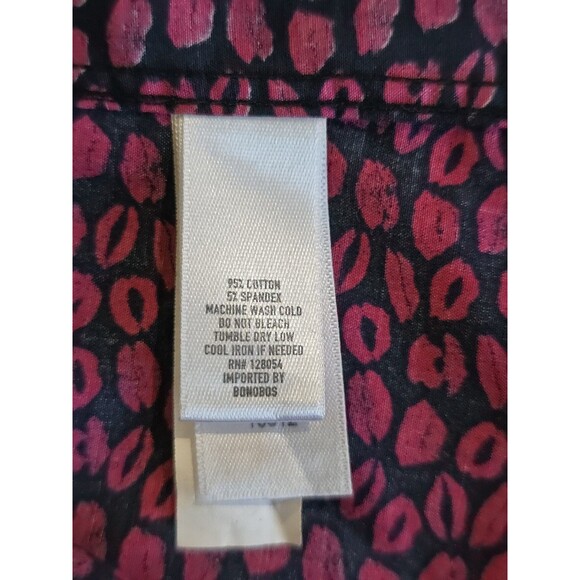 Bonobos Tailored Slim Fit Shirt Mens 15.5 / 33 Button Down Stretch Kisses - Picture 3 of 10
